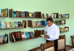 Farg‘ona viloyat boshqarmasida yangi kutubxona ochildi