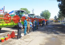 Namangan: 245 combine harvesters participate in the season