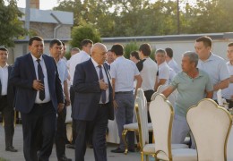 По случаю 33-й годовщины нашей независимости центральный аппарат 