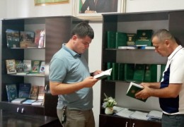 Инспекциянинг Навоий вилоят бошқармасида кутубхона очилди